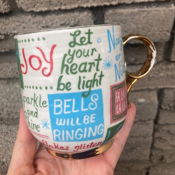 Anthropologie Christmas Mug - Picture 1 of 7